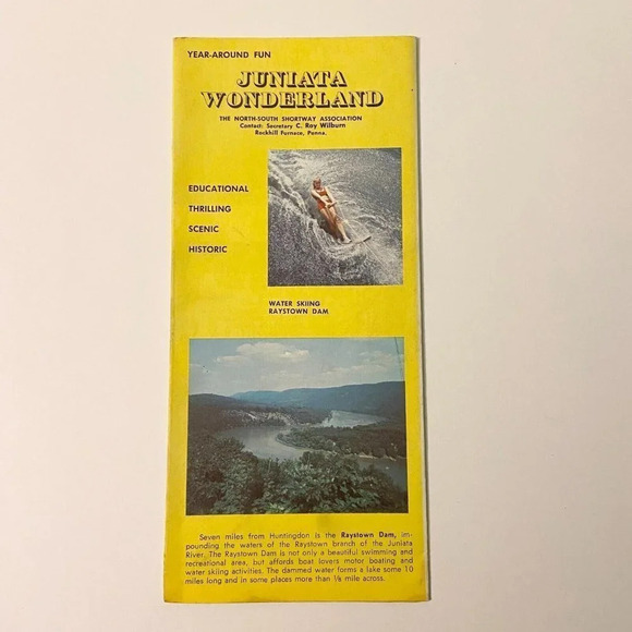 Vintage Juniata Wonderland Pennsylvania Travel Brochure Souvenir - Picture 2 of 9
